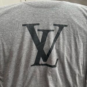50/50 cute cap/short sleeve Tshirt with Luxe brand screen printed on front!